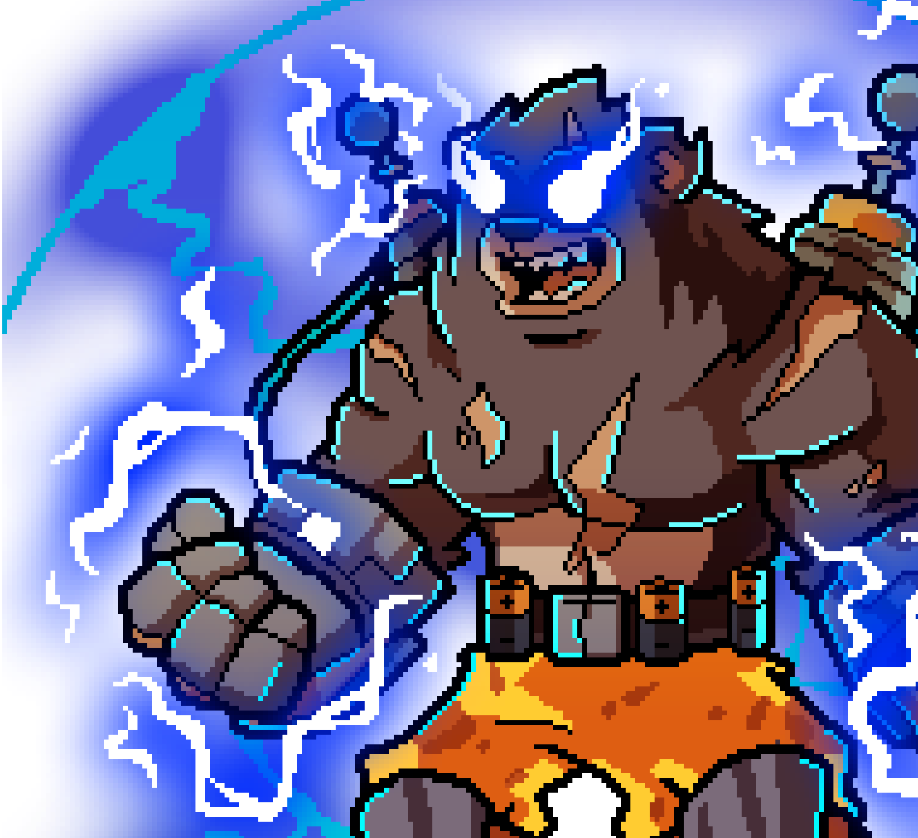 Pixel art electric Bera